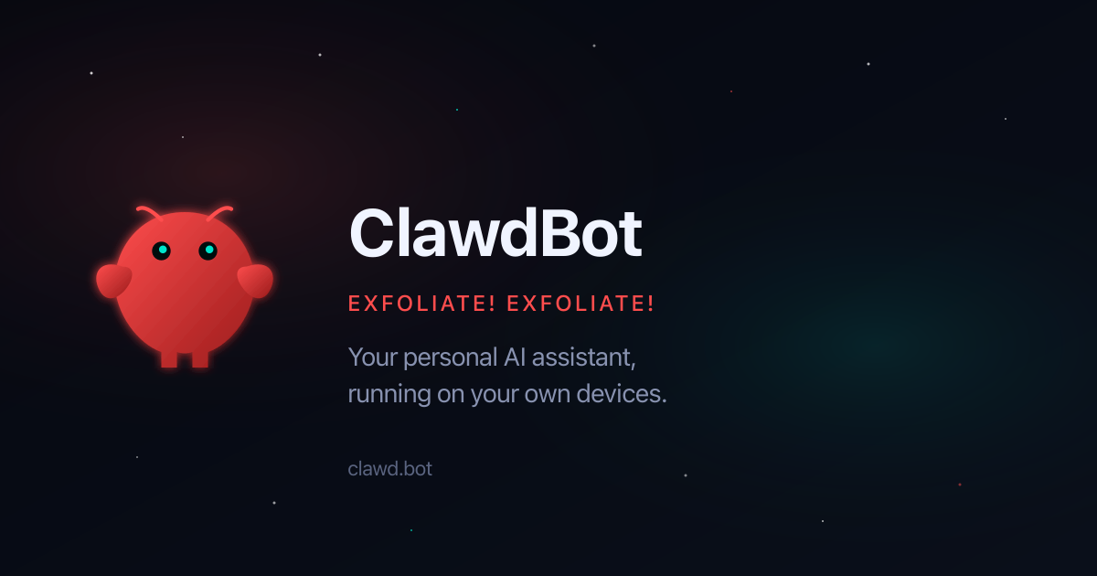 Moltbot personal AI assistant - AI agent that executes tasks from chat apps